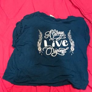 Always live original crop top